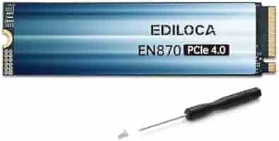 Ediloca EN870 2TB PCIe Gen4 SSD, NVMe M.2 2280, Up to 7450MB